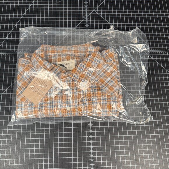 West Major - Sunday Plaid Western Shirt - Snap Buttons - Size Large - NWT - USA - Picture 13 of 16